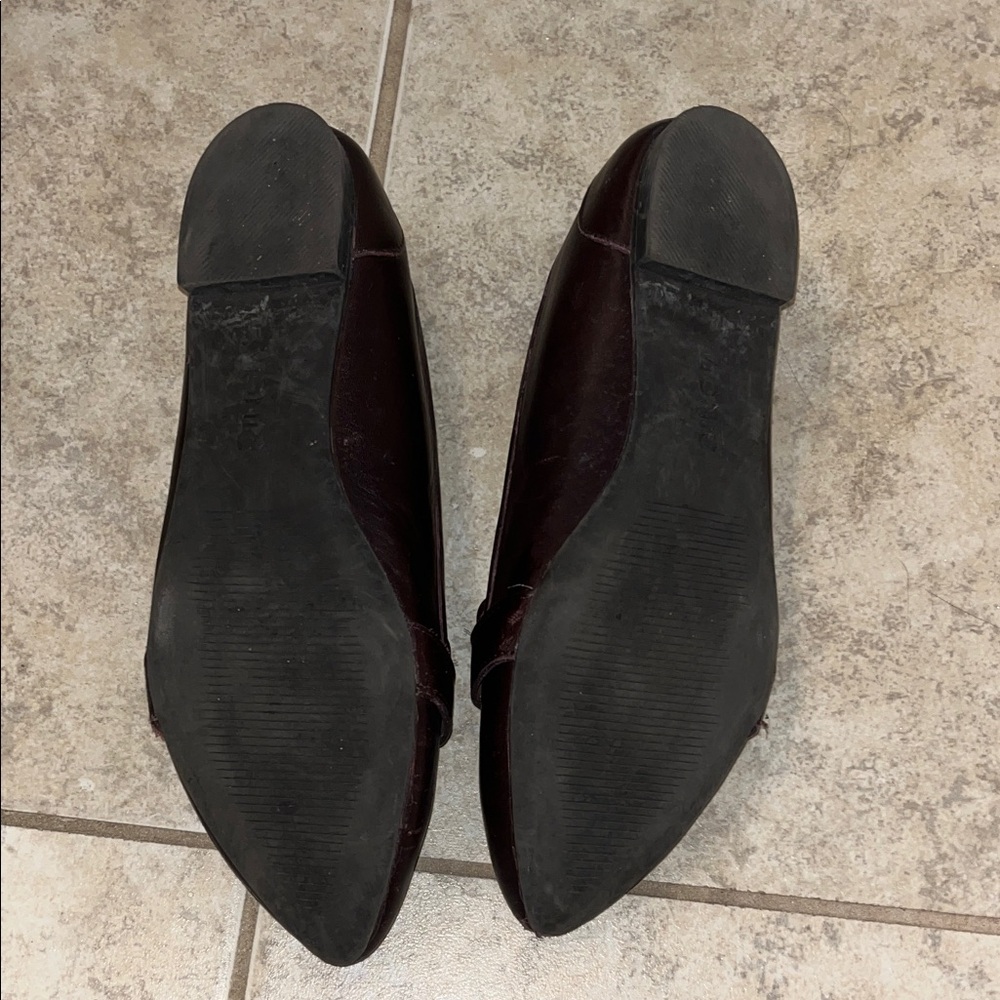 Vionic Women's Dark Brown Croc-Embossed Pointed Penny Loafers - Picture 5 of 5